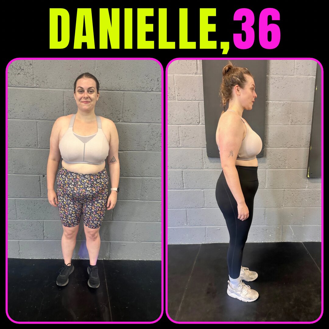 Danielle, 36 — Mindset Body Transformations before and after