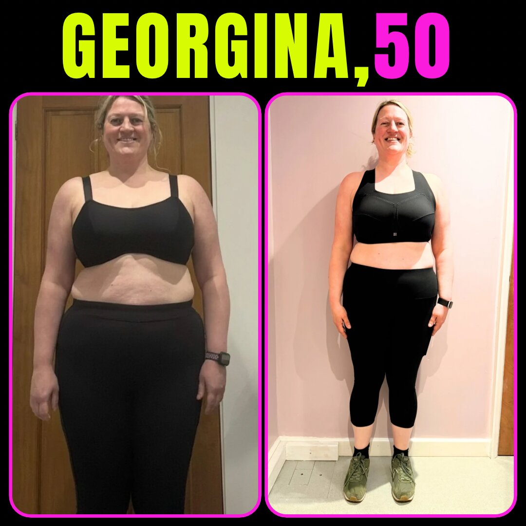 Georgina, 50 — Mindset Body Transformations before and after